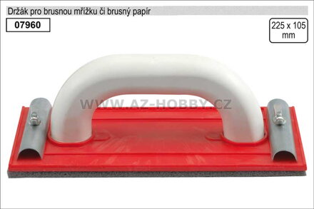 Držák pro brusnou mřížku či brusný papír rozměr  105x225mm