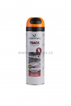 SOPPEC sprej fluorescenční TrackMarker 3M oranžový, 500ml, značkovací