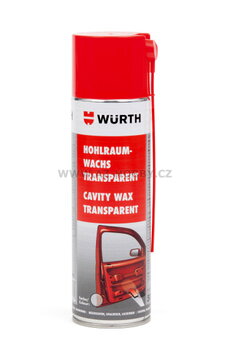 WÜRTH Nástřik na ochranu dutin, vosk transparentní 500ml ve spreji