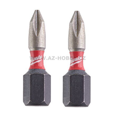 MILWAUKEE Shockwave bit křížový PH1x25mm 1/4 Impact Duty - 2ks