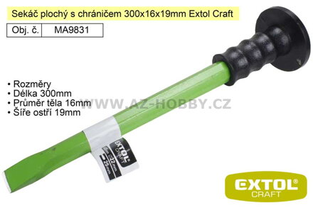 Sekáč plochý s chráničem 200x12mm Extol Craft 9821