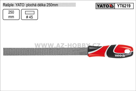 Rašple  YATO plochá délka 250mm