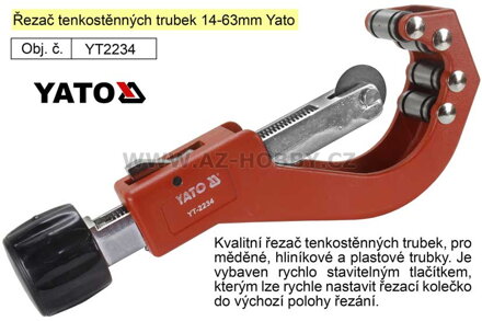 Řezač tenkostěnných trubek 14-63mm Yato