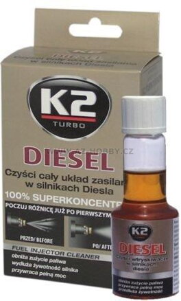 K2 DIESEL 50 ml - aditivum do paliva