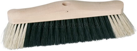 Smeták dřevo 35cm surový polymex/žíně bez hole  CLEANEX