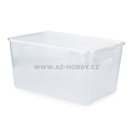 Box úložný MULTIBOX průhmaty 39x26x20,5cm 17L čirý