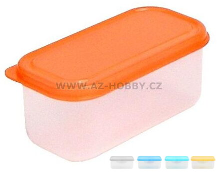 Box na potraviny MINI 13x6,5x6,5cm 350ml  FRESHBOX, mix barev